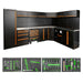 CONJUNTO DE MUEBLES MODULARES (43PCS) - NARANJA