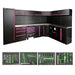 CONJUNTO DE MUEBLES MODULARES (43PCS) - ROSA