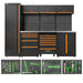 CONJUNTO DE MUEBLES MODULARES (18 PCS) - NARANJA