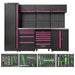CONJUNTO DE MUEBLES MODULARES (18 PCS) - ROSA