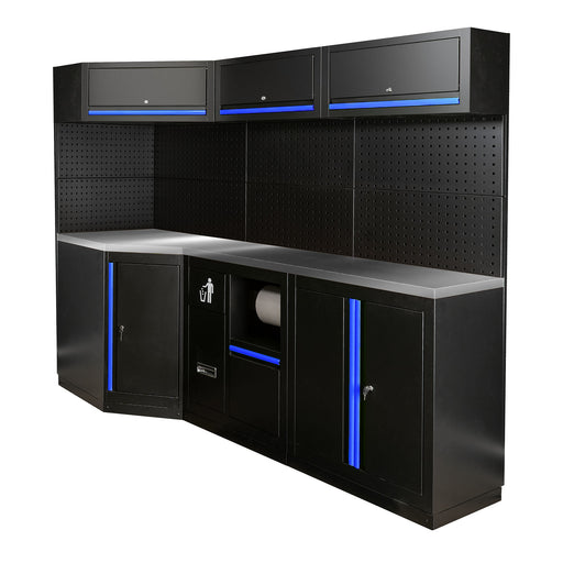 CONJUNTO DE MUEBLES MODULARES (22PCS) - AZUL