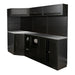 CONJUNTO DE MUEBLES MODULARES (22PCS) - NEGRO
