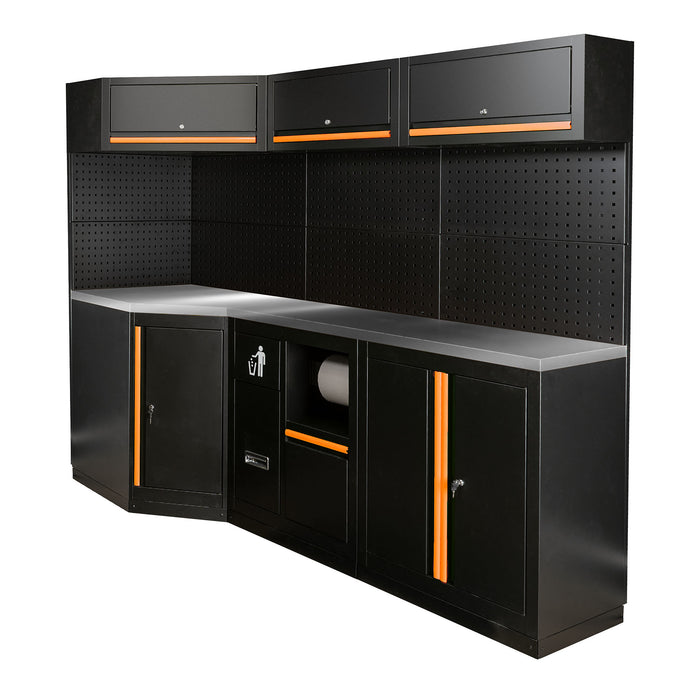 CONJUNTO DE MUEBLES MODULARES (22PCS) - NARANJA