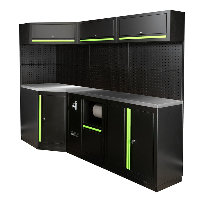 CONJUNTO DE MUEBLES MODULARES (22PCS) - EXTENSIÓN ANGULAR