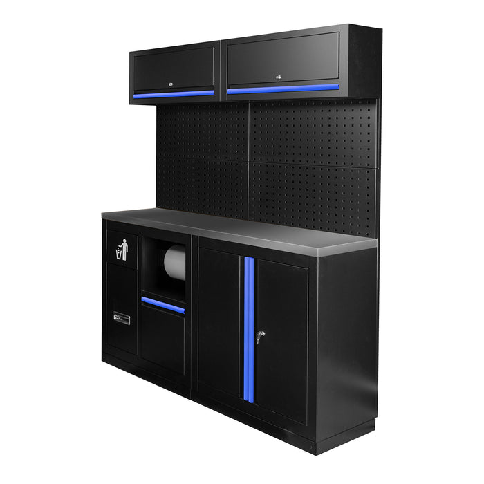 CONJUNTO DE MUEBLES MODULARES (12PCS) - AZUL