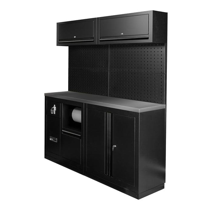 CONJUNTO DE MUEBLES MODULARES (12PCS) - NEGRO