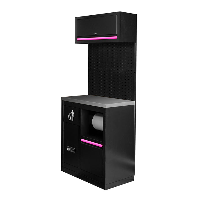 CONJUNTO DE MUEBLES MODULARES (7PCS) - ROSA