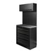 CONJUNTO DE MUEBLES MODULARES (7PCS) - NEGRO