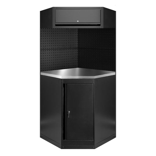 CONJUNTO DE MUEBLES MODULARES (11PCS) - NEGRO