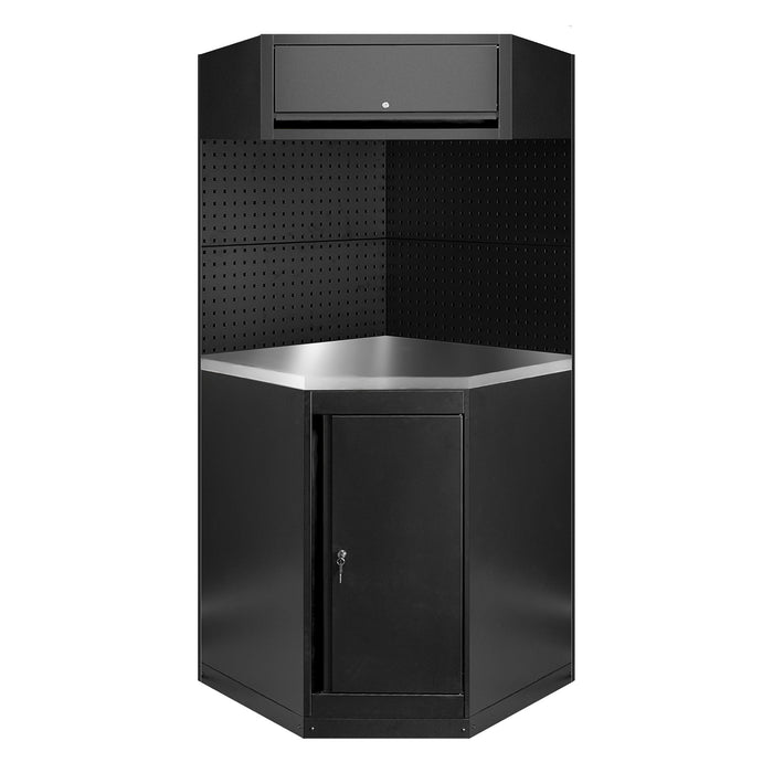 CONJUNTO DE MUEBLES MODULARES (11PCS) - NEGRO