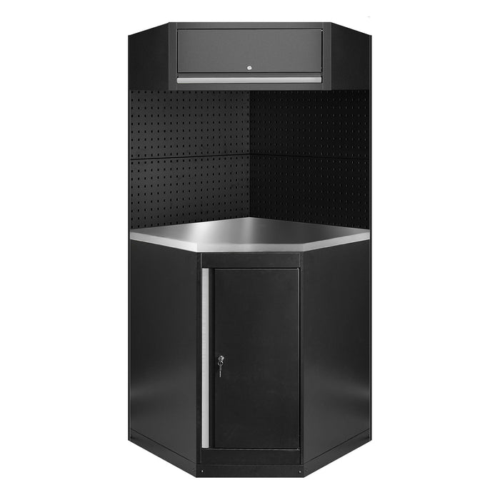 CONJUNTO DE MUEBLES MODULARES (11PCS) - PLATA