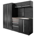 CONJUNTO DE MUEBLES MODULARES (13PCS) - SET CON ARMARIO DE DOS PUERTAS (REF.18105) - PLATA