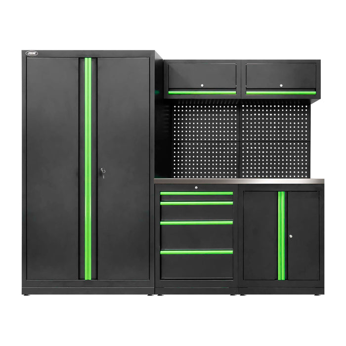 MODULAR FURNITURE SET (13PCS) - SET WITH TWO-DOOR WARDROBE (REF.18105)