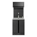 CONJUNTO DE MUEBLES MODULARES (6PCS) - EXTENSIÓN DE ARMARIO CON FREGADERO (REF.18103) - NEGRO