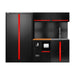 CONJUNTO DE MUEBLES MODULARES (14PCS) - EXTENSIÓN CON REF.18105, REF.16493 Y REF.18103 - ROJO