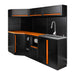 CONJUNTO DE MUEBLES MODULARES (24PCS) - EXTENSIÓN CON REF.16492, REF.16493 Y REF.18103 - NARANJA