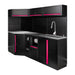 CONJUNTO DE MUEBLES MODULARES (24PCS) - EXTENSIÓN CON REF.16492, REF.16493 Y REF.18103 - ROSA