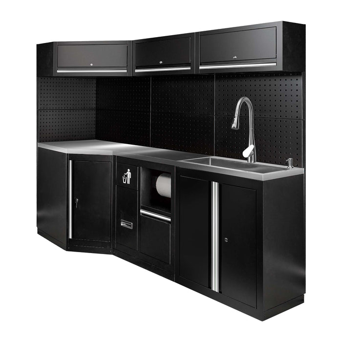 CONJUNTO DE MUEBLES MODULARES (24PCS) - EXTENSIÓN CON REF.16492, REF.16493 Y REF.18103 - PLATA