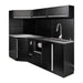 CONJUNTO DE MUEBLES MODULARES (24PCS) - EXTENSIÓN CON REF.16492, REF.16493 Y REF.18103 - PLATA