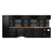 CONJUNTO DE MUEBLES MODULARES (31PCS) - EXTENSIÓN CON SERIE446, REF.16493 Y REF.18103 - NEGRO
