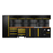 CONJUNTO DE MUEBLES MODULARES (31PCS) - EXTENSIÓN CON SERIE446, REF.16493 Y REF.18103 - AMARILLO
