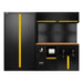 CONJUNTO DE MUEBLES MODULARES (17PCS) - EXTENSIÓN CON REF.18105, REF.16493 Y REF.18403 - AMARILLO