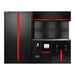 CONJUNTO DE MUEBLES MODULARES (17PCS) - EXTENSIÓN CON REF.18105, REF.16493 Y REF.18403 - ROJO