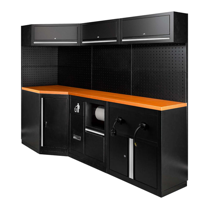 CONJUNTO DE MUEBLES MODULARES (27PCS) - EXTENSIÓN CON REF.16492, REF.16493 Y REF.18403 - PLATA