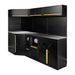 CONJUNTO DE MUEBLES MODULARES (27PCS) - EXTENSIÓN CON REF.16492, REF.16493 Y REF.18403 - DORADO