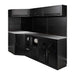 CONJUNTO DE MUEBLES MODULARES (27PCS) - EXTENSIÓN CON REF.16492, REF.16493 Y REF.18403 - NEGRO