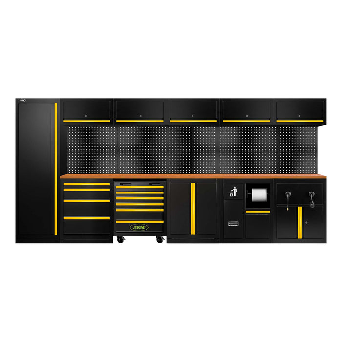 CONJUNTO DE MUEBLES MODULARES (34PCS) - EXTENSIÓN CON SERIE446, REF.16493 Y REF.18403 - AMARILLO