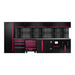 CONJUNTO DE MUEBLES MODULARES (34PCS) - EXTENSIÓN CON SERIE588, REF.16493 Y REF.18403 - ROSA