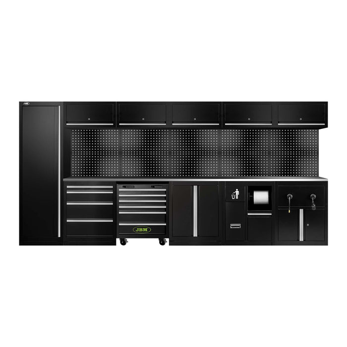 CONJUNTO DE MUEBLES MODULARES (34PCS) - EXTENSIÓN CON SERIE588, REF.16493 Y REF.18403 - PLATA
