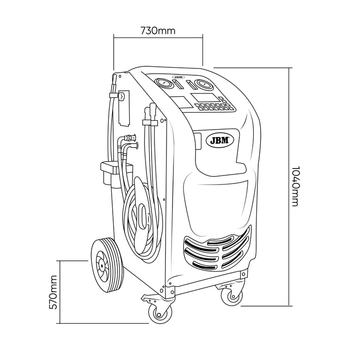 MÁQUINA PARA TROCA DE ÓLEO DE TRANSMISSÃO AUTOMÁTICA