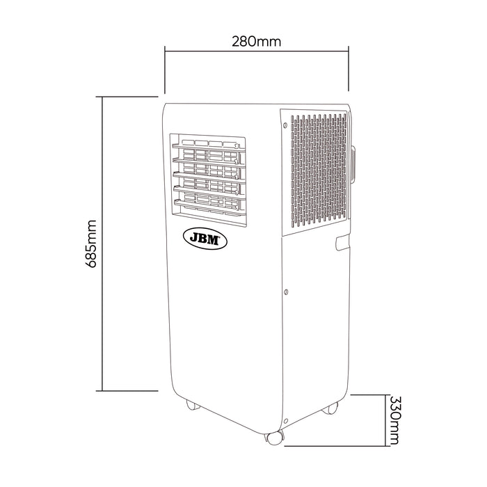 AIRE ACONDICIONADO PORTÁTIL 2600W