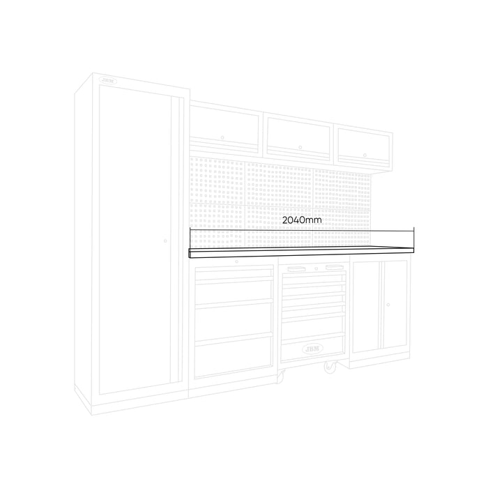 STAINLESS STEEL TOP 2040X500MM (REF.54327)
