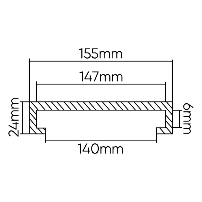 RUBBER LIFT PAD FOR ISTOBAL/VELYEN LIFT 155MM