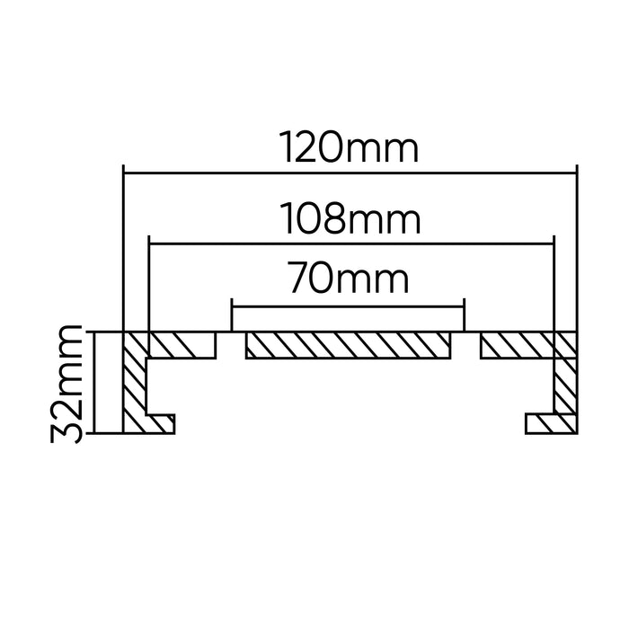 RUBBER PAD FOR LAUNCH/TWIN BUSCH/RP LIFT 120 MM