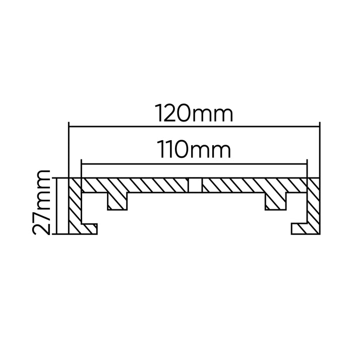 PATIN CAOUTCHOUC POUR PONT ÉLÉVATEUR RAVAGLIOLI 120MM