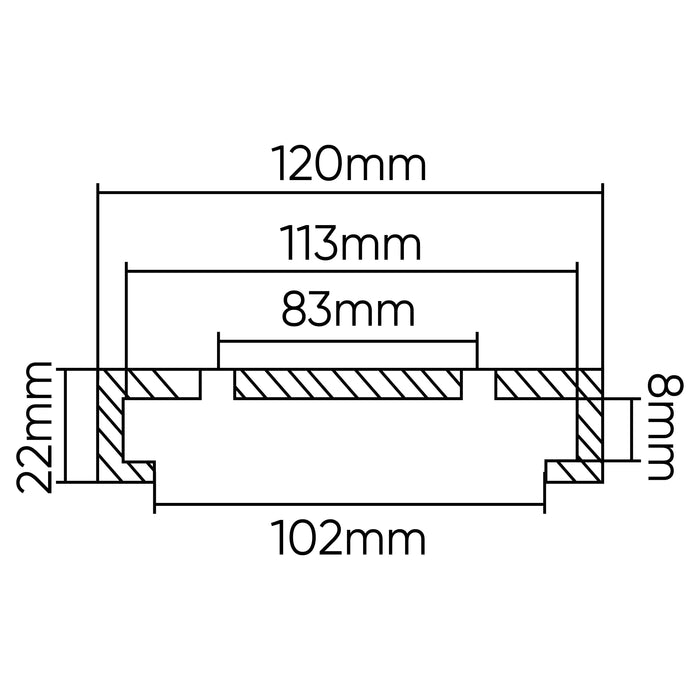 TACO DE GOMA PARA ELEVADOR MAHA 120MM