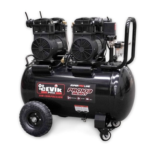COMPRESOR SILENT 100L 3HP S/A CEVIK PRO CA-PRO103SILENT