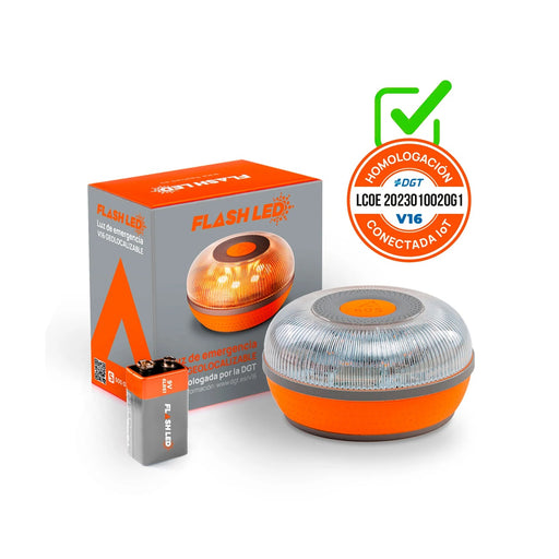 BALIZA FLASHLED SOS V16 CONECTADA