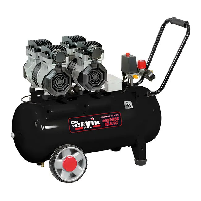 COMPRESOR SILENT 50L 2.8HP CEVIK PRO CA-PRO50S2